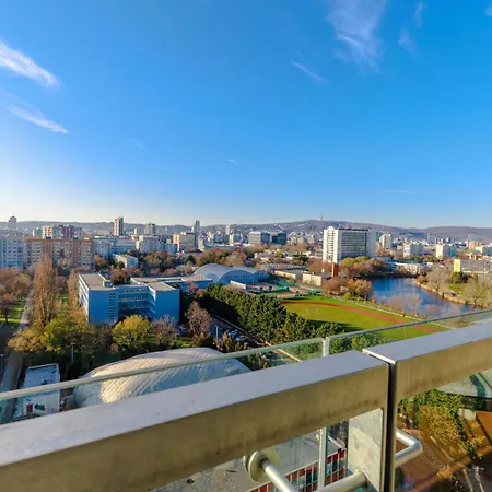 Sunny With Amazing Terrace On The 13th Floor Near Center * Bratislava